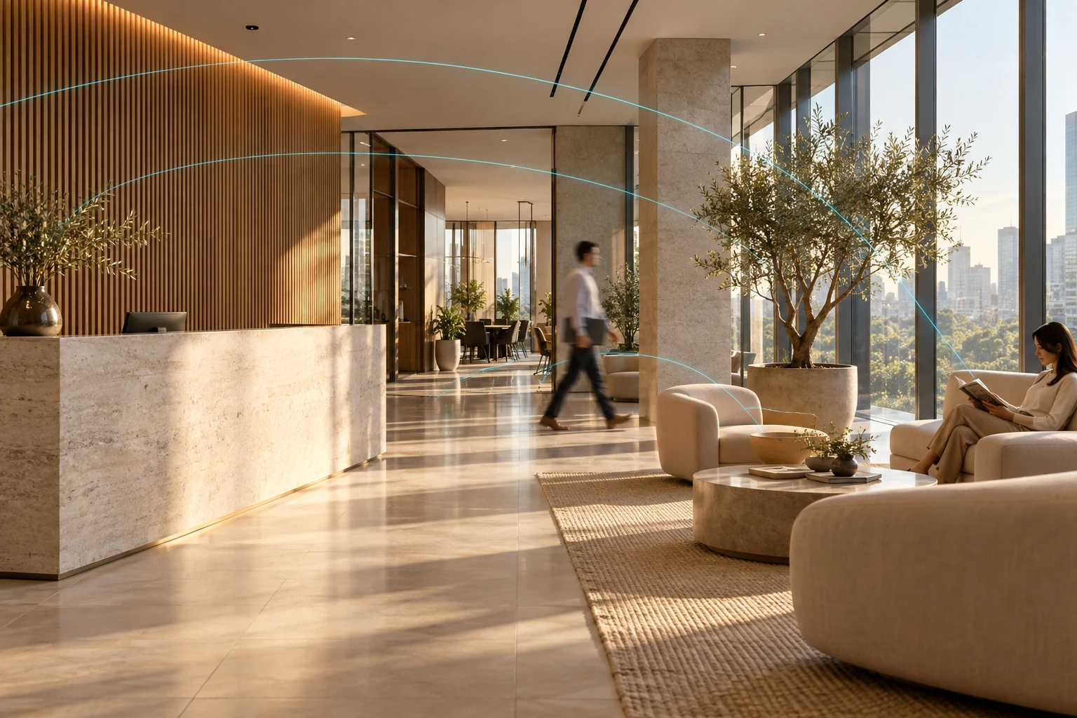A connected office, ready to explore in 3D